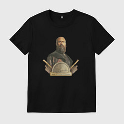 Футболка хлопковая мужская Kanuni Sultan Suleyman, цвет: черный