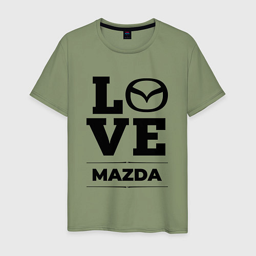 Мужская футболка Mazda Love Classic / Авокадо – фото 1