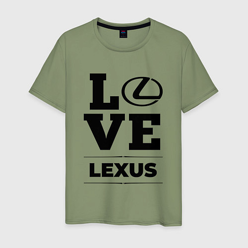 Мужская футболка Lexus Love Classic / Авокадо – фото 1