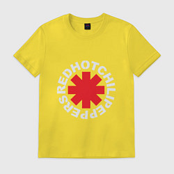 Футболка хлопковая мужская Peppers - Logo, цвет: желтый