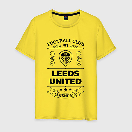 Мужская футболка Leeds United: Football Club Number 1 Legendary / Желтый – фото 1