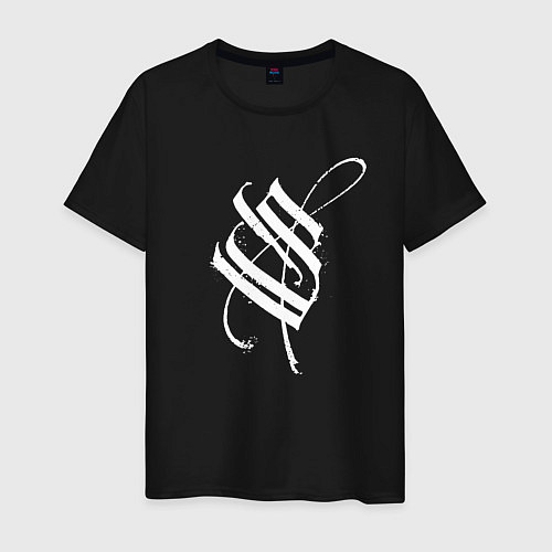 Мужская футболка Stigmata эмблема / Черный – фото 1