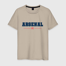 Футболка хлопковая мужская Arsenal FC Classic, цвет: миндальный