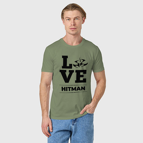 Мужская футболка Hitman Love Classic / Авокадо – фото 3