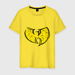 Футболка хлопковая мужская Style Wu-Tang, цвет: желтый