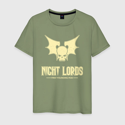 Мужская футболка Повелители ночи лого винтаж / Авокадо – фото 1