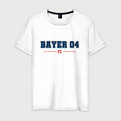 Футболка хлопковая мужская Bayer 04 FC Classic, цвет: белый