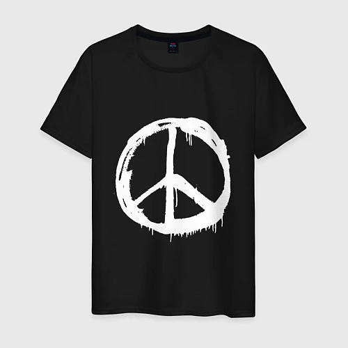 Мужская футболка Pacific symbol white / Черный – фото 1