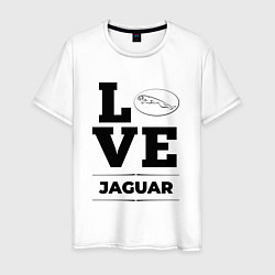 Футболка хлопковая мужская Jaguar Love Classic, цвет: белый