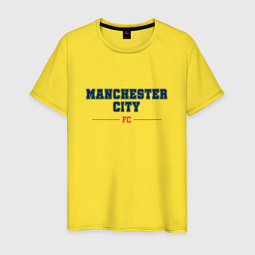 Мужская футболка Manchester City FC Classic / Желтый – фото 1