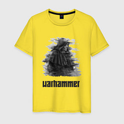 Футболка хлопковая мужская Warhammer Fantasy, цвет: желтый