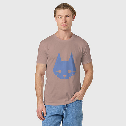 Мужская футболка Stray Blue / Пыльно-розовый – фото 3