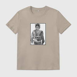 Футболка хлопковая мужская Мандзи - Клинок Бессмертного, цвет: миндальный