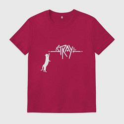 Футболка хлопковая мужская Stray Street, цвет: маджента