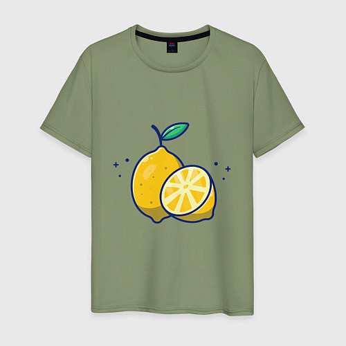Мужская футболка Вкусные Лимончики / Авокадо – фото 1
