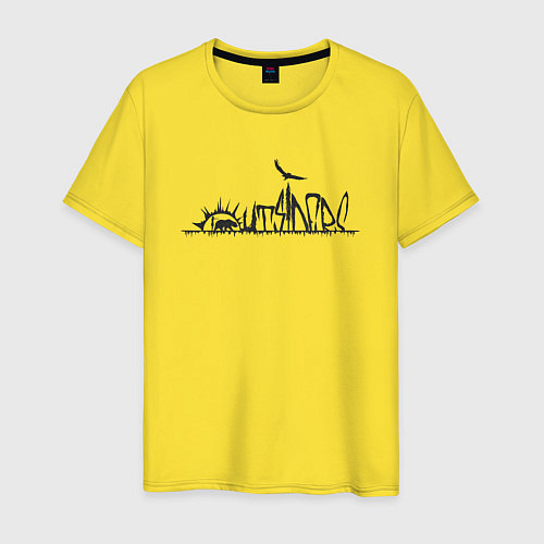 Мужская футболка Аутсайдеры / Желтый – фото 1