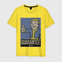 Футболка хлопковая мужская Vault guarantee boy, цвет: желтый