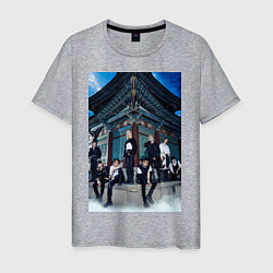 Футболка хлопковая мужская Stray Kids Thunderous, цвет: меланж