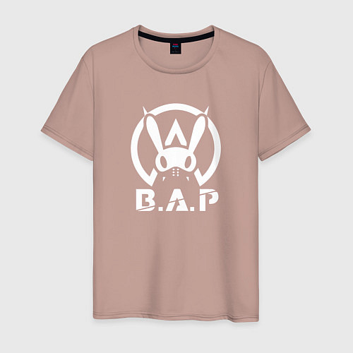 Мужская футболка Bap эмблема / Пыльно-розовый – фото 1