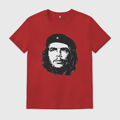 Мужская футболка Че Гевара - рисунок / Красный – фото 1