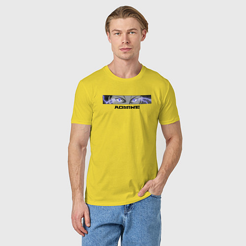 Мужская футболка AOMINE / Желтый – фото 3