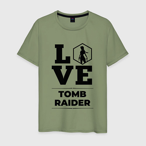 Мужская футболка Tomb Raider love classic / Авокадо – фото 1