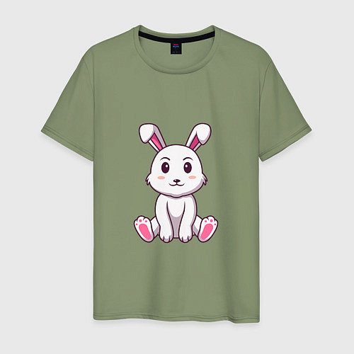 Мужская футболка Кролик / Авокадо – фото 1