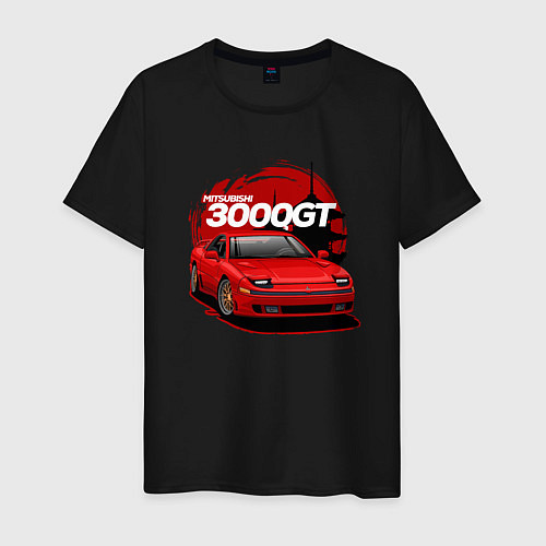 Мужская футболка Mitsubishi 3000GT / Черный – фото 1