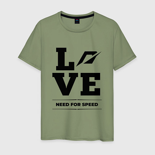 Мужская футболка Need for Speed love classic / Авокадо – фото 1