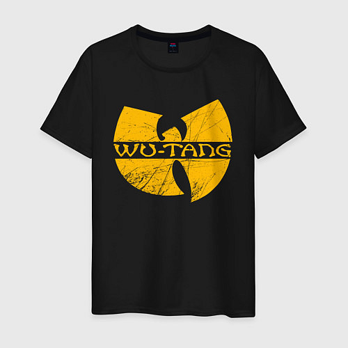 Мужская футболка Wu scratches logo / Черный – фото 1