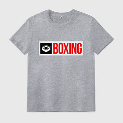 Футболка хлопковая мужская Ring of boxing, цвет: меланж