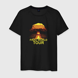 Футболка хлопковая мужская Atomic Final World Tour, цвет: черный