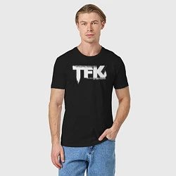 Футболка хлопковая мужская Thousand Foot Krutch лого, цвет: черный — фото 2