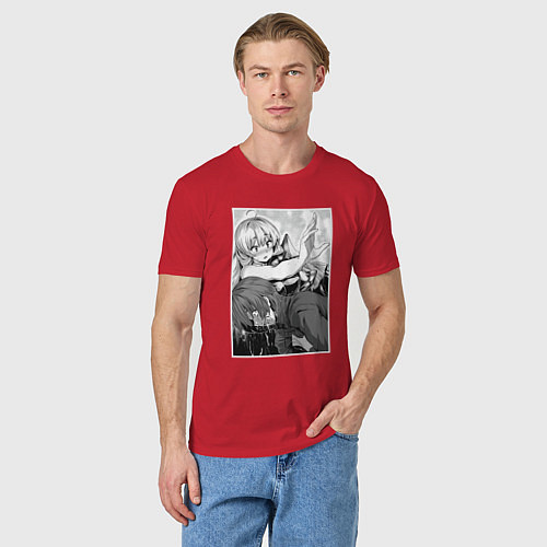 Мужская футболка Норн и Кэяру / Красный – фото 3