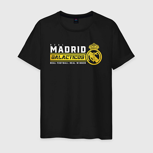 Мужская футболка Real Madrid galacticos / Черный – фото 1