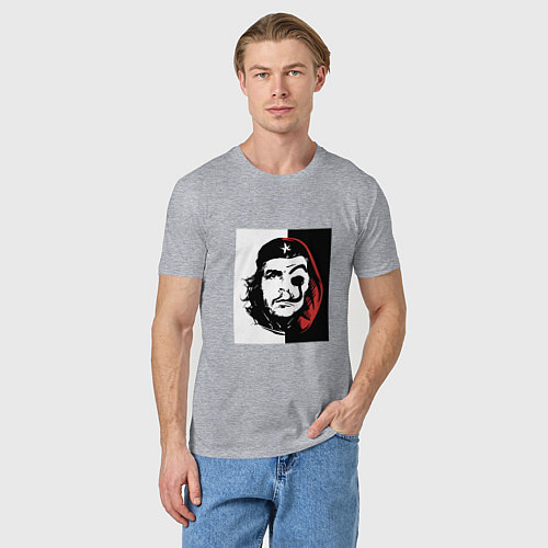 Мужская футболка Бумаждый дом - Че Гевара / Меланж – фото 3