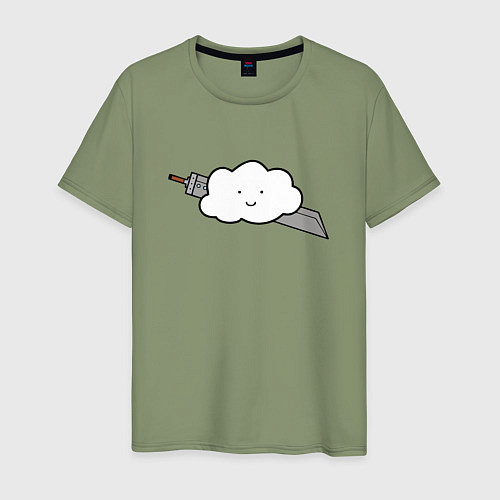 Мужская футболка Cloud Strife / Авокадо – фото 1