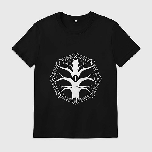 Мужская футболка Иггдрасиль / Черный – фото 1