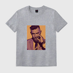 Футболка хлопковая мужская Conor style, цвет: меланж