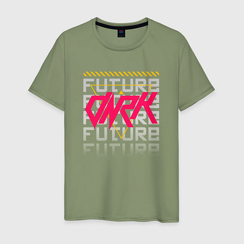 Мужская футболка Dark future / Авокадо – фото 1