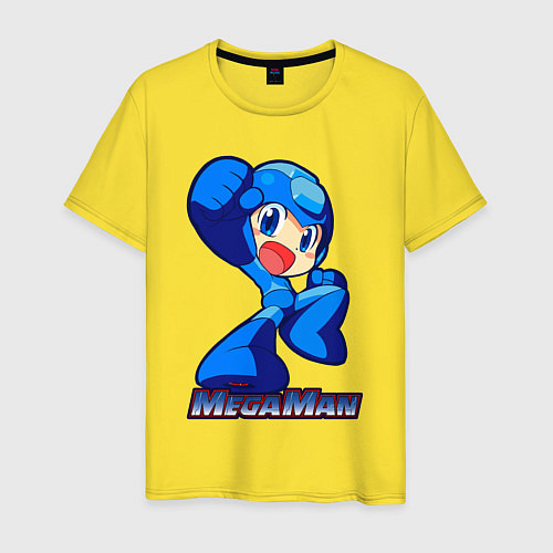 Мужская футболка Megaman / Желтый – фото 1