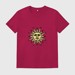 Футболка хлопковая мужская Dark Souls - воины солнца, цвет: маджента