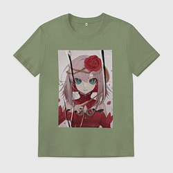 Футболка хлопковая мужская Судьба - Такт Опус Судьба, цвет: авокадо