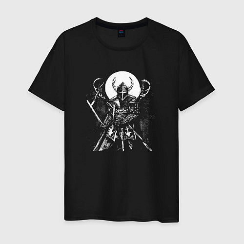 Мужская футболка The mad knight / Черный – фото 1