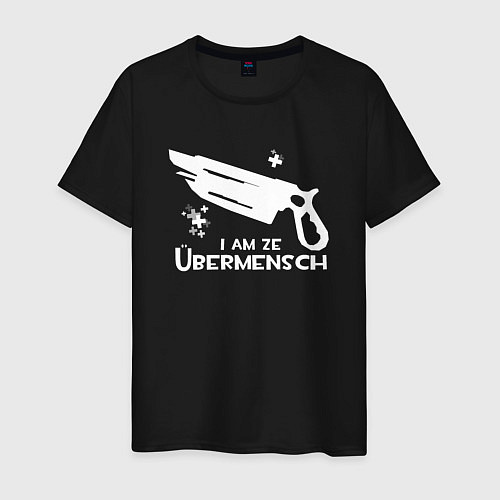 Мужская футболка Team fortress 2 ubermensch / Черный – фото 1