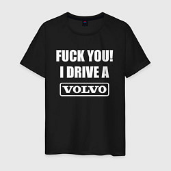Футболка хлопковая мужская Владелец Volvo, цвет: черный