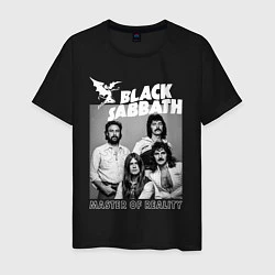 Футболка хлопковая мужская Black Sabbath rock, цвет: черный