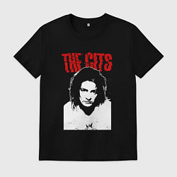 Футболка хлопковая мужская The gits панк рок группа, цвет: черный