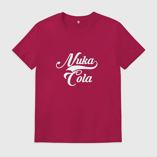 Мужская футболка Nuka Cola - Fallout - action / Маджента – фото 1