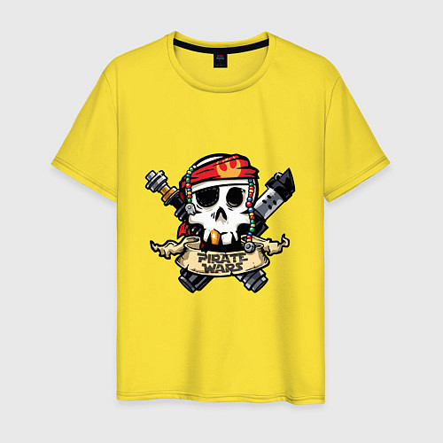 Мужская футболка Пиратские воины / Желтый – фото 1